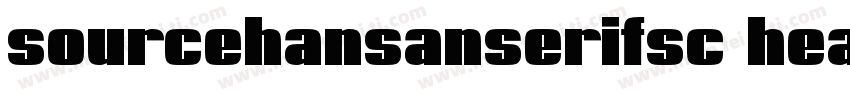 sourcehansanserifsc heavy字体转换